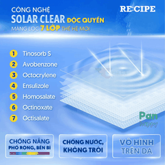 Xịt chống nắng RE:CIPE Crystal Sun Spray SPF50+ PA+++ 80ml