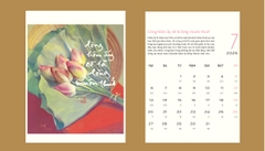 Lịch Để Bàn Lòng đất nở hoa trời