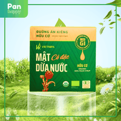 VIETNIPA Mật Dừa hữu cơ ăn kiêng - 30 gói