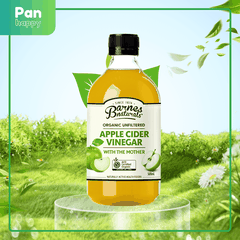 Giấm Táo Hữu Cơ Barnes Naturals CÓ GIẤM MẸ