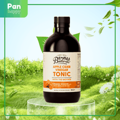 Giấm Táo Hữu Cơ Barnes Naturals CÓ GIẤM MẸ