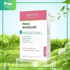 Biocyte  Peau Radieuse Viên uống giảm mụn đẹp da 60 viên