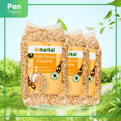 Combo 3 Markal Yến mạch mỏng dẹt hữu cơ 500g
