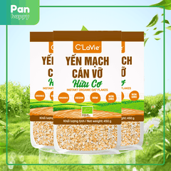 Combo 3 C’Lavie Yến mạch Cán vỡ 450g