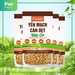 [Combo 4] C'LaVie Yến mạch cán dẹt hữu cơ 450g