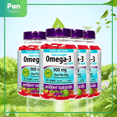 [Combo 4] Webber Naturals  Omega-3 CoQ10 - 80V