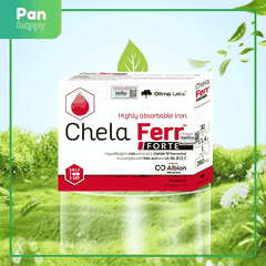 Olimp Labs Chela-Ferr Forte bổ sung sắt, hỗ trợ cải thiện thiếu máu 30V