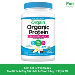 Protein Orgain Superfoods Đạm 50 Siêu thực phẩm 918g - Vanilla