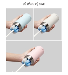 LocknLock Bình Giữ Nhiệt Belt Bottle 490ml Hồng