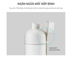 LocknLock Bình Giữ Nhiệt Belt Bottle 490ml Hồng