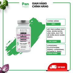 Biocyte B19-Glutathion Liposomal viên uống bổ sung Glutathione 30V