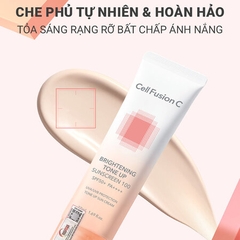 Cell Fusion C Brightening Tone Up Sunscreen 10ml/KCN Nâng tone kiềm dầu 10ml