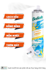 Bastiste Dầu Gội Khô Fresh 200ml