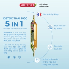 SUPERDIET Drainaflore Bio 20 Ống