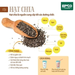 EPCO FOODS Hạt Chia Hữu Cơ Nam Mỹ 500G