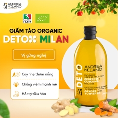 MILAN Giấm táo hữu cơ Gừng Nghệ 500ml