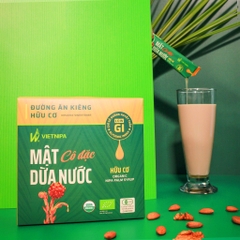 VIETNIPA Mật Dừa hữu cơ ăn kiêng - 30 gói