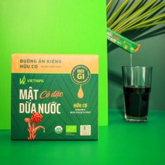 VIETNIPA Mật Dừa hữu cơ ăn kiêng - 30 gói