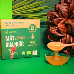 VIETNIPA Mật Dừa hữu cơ ăn kiêng - 30 gói