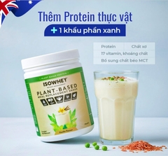 ISOWHEY Thay Bữa Ăn Plant-Based Meal Replacement Shake Vanilla 550g