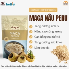 DRAGON SUPERFOODS Bột Maca hữu cơ 200g