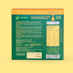 VIETNIPA Mật Dừa hữu cơ ăn kiêng - 30 gói