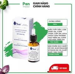 AVA LABORATIUM Serum Niacinamide 10% B5 & Tảo Tuyết - 50ml
