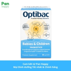 OptiBac Lợi khuẩn & Vitamin D Trẻ em Babies & Children Probiotics 0-12 tuổi - 30 gói