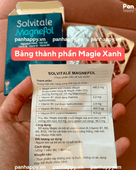 Solvitale magnefol Magie hữu cơ Châu Âu hỗ trợ thần kinh, giấc ngủ và cơ bắp 30V
