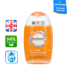 DDVS cao cấp FemFresh daily intimate wash 150ml (Màu cam)