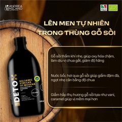 MILAN Giấm Nho Balsamic Detox Hữu cơ 500ml