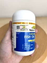 Nature'S Way Odourless Fish Oil 1000mg giúp bổ sung EPA, DHA hỗ trợ tốt cho mắt và não 80 viên
