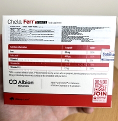 Olimp Labs Chela-Ferr Forte bổ sung sắt, hỗ trợ cải thiện thiếu máu 30V