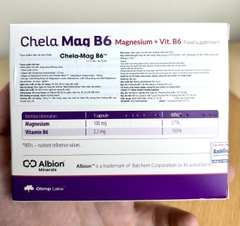 Olimp Labs Chela Mag B6 bổ sung magie, vitamin B6 30V