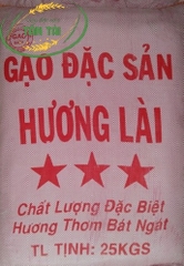 GẠO HƯƠNG LÀI HỒNG BAO 25 KG
