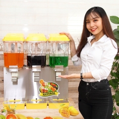 MÁY LÀM MÁT NƯỚC TRÁI CÂY 3 NGĂN DẠNG XOAY