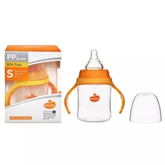 Bình sữa Wesser cổ rộng PP 180ml có tay cầm