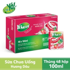 Sữa Cô gái Hà Lan Yomost Dâu 100ml