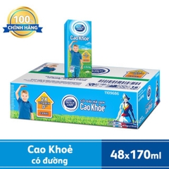 Sữa Cô gái Hà Lan Cao Khỏe có đường 180ml