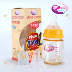 Bình Sữa PPSU cổ hẹp GB BABY 80ml+1 núm