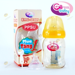 Bình Sữa PSSU cổ rộng GB Baby 160ml+1 ti