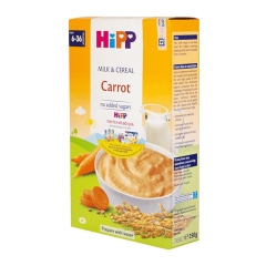 Bột ngũ cốc chứa sữa cà rốt Hipp 250g