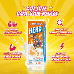 VNM TUSTC Hero vị cam 180ml
