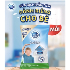 Sữa tiệt trùng có đường Dutch Lady Cao Khoẻ bịch 180ml