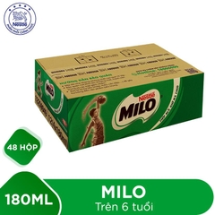 Milo 180ml mẫu mới ( Lốc 4 hộp)