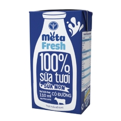 Sữa tươi Metafresh có đường 110ml