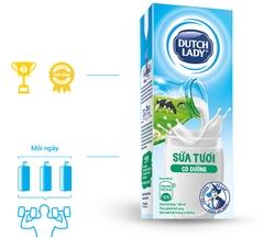 Sữa Cô gái Hà Lan 20+ Đường 180ml