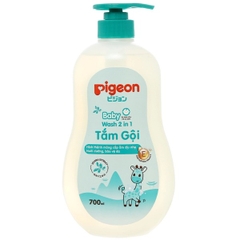 Tắm gội Pigeon xanh 700ml