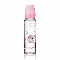 Bình sữa cổ hẹp Kuku thủy tinh 240ml