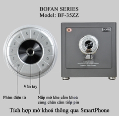 Két Sắt Nhập Khẩu BF-35ZZ(vân tay + điện tử + app kết nối điện thoại)